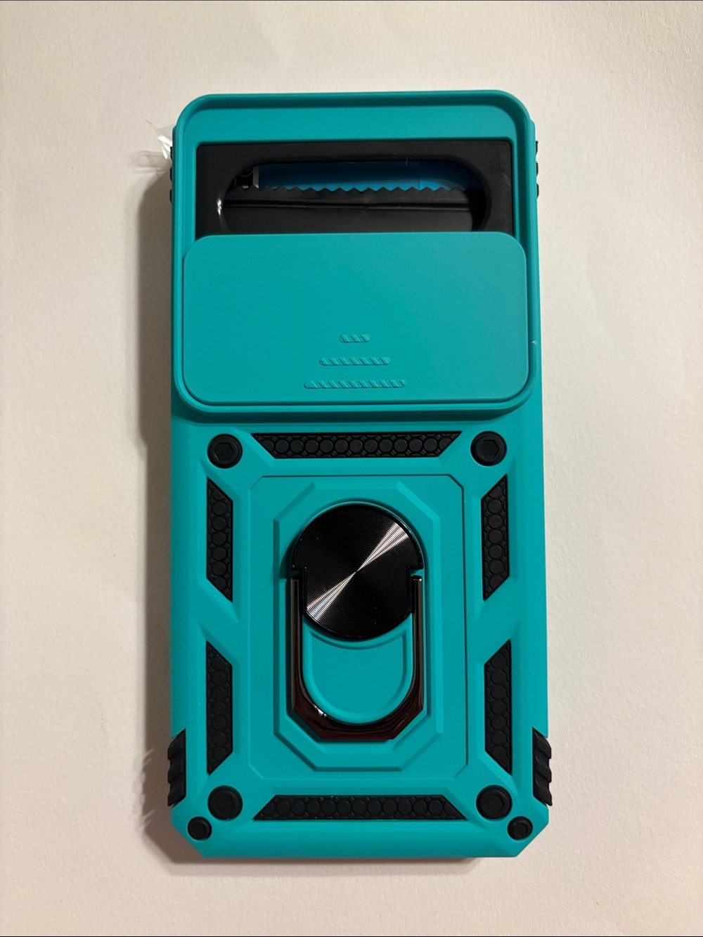 For Google Pixel 8 case slide lens&screen protector military grade drop ice gree